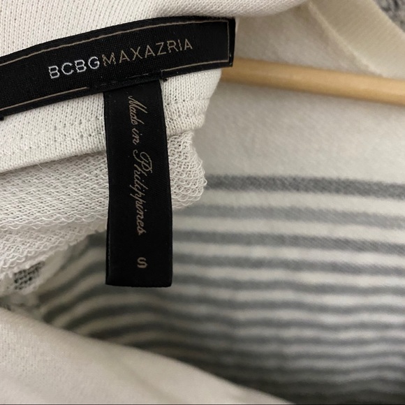 BCBG Maxazria  Sweatshirt Stripe Dress - Picture 5 of 6